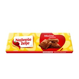 Cokolada mlecna Najlepse zelje 250g