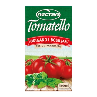 Sos paradajz origano/bosiljak Tomatelo 500g