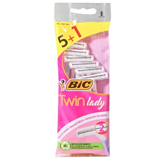 Brijac zenski Twin Lady BIC 5+1