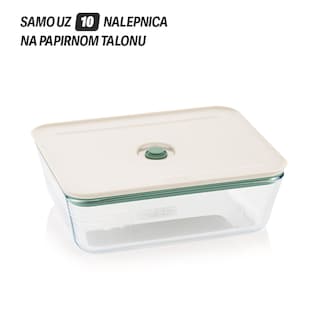 Pravougaona vakuum posuda 2.6ml Pyrex
