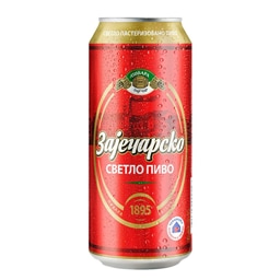 Pivo Zajecarsko limenka 0.5l