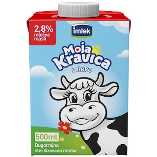 Mleko ster.2.8%mm Moja krav BPslim 500ml