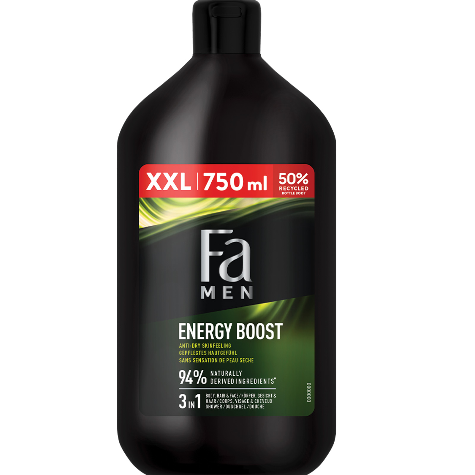 Gel za tusiranje Fa Energy Boost 750ml