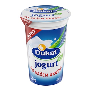 Jogurt 2,8% mm Dukat 250g