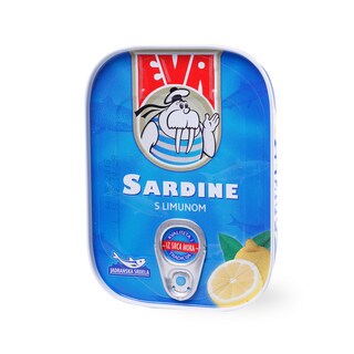 Sardina u ulju sa limunom Eva 115g