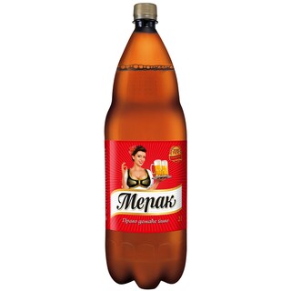 Pivo svetlo Merak flasa pet 2l
