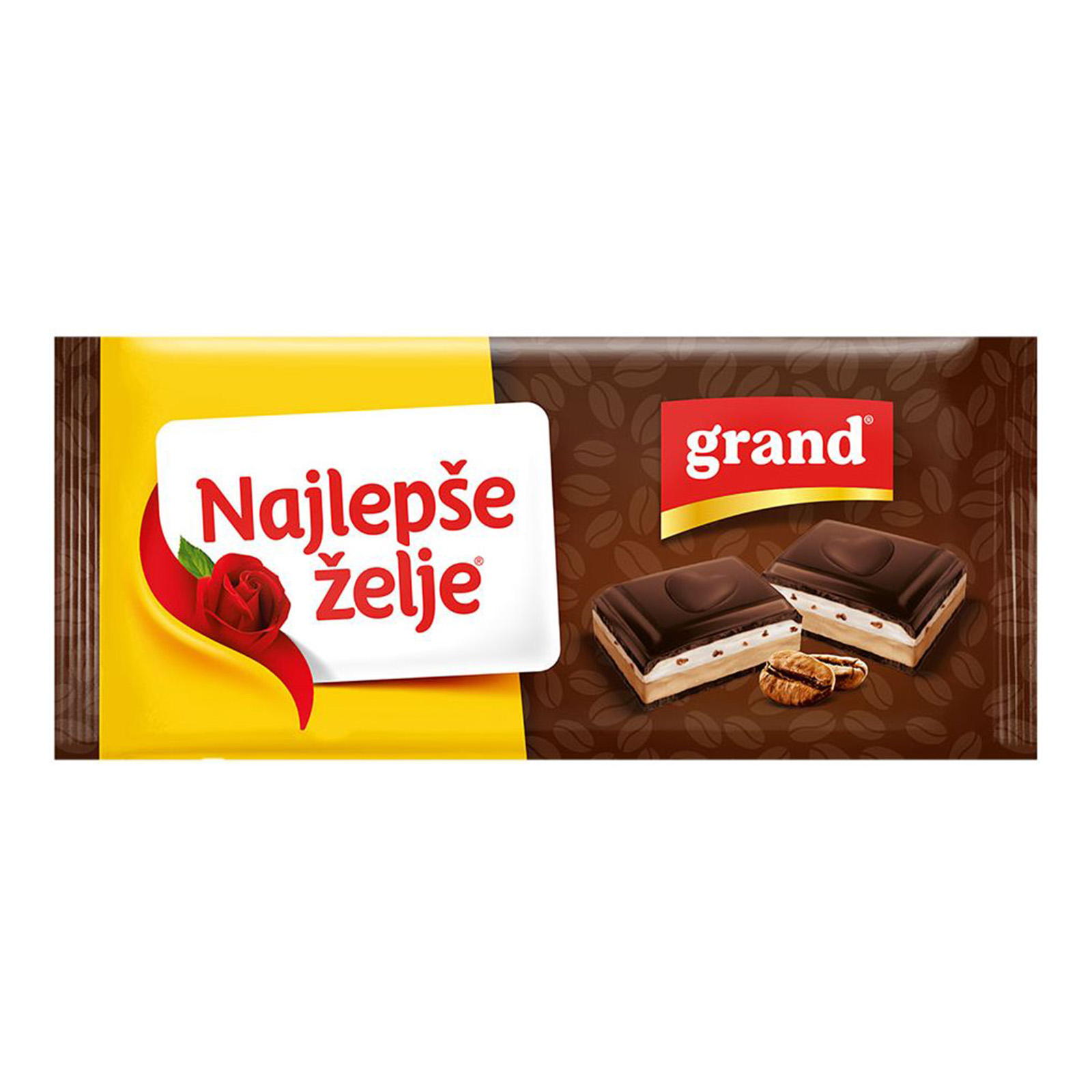 Cokolada Najlepse zelje Grand kafa 184g