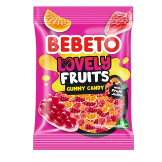 Bombone gumena Love Fruits Bebeto 80g
