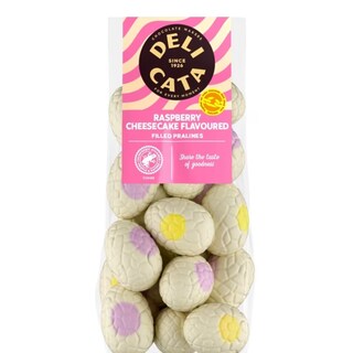 Uskrsnja jaja bela/malina Delicata 150g