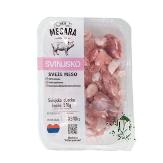 Svinjska plecka kocke 510g