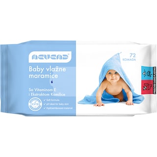 Baby vlazne maramice plave 72 Nevena