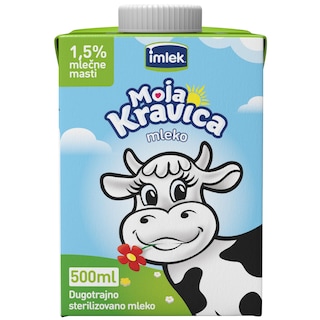 Imlek Moja Kravica mleko ster. 1,5% 500ml TP