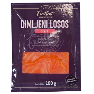 Dimljeni losos slajs 100g