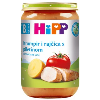 Kasica Hipp paradajz,piletina 220g