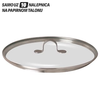 Poklopac stakleni Alessi 24cm