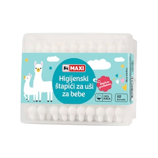 Stapici za usi  baby Maxi 60 kom