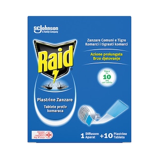 Aparat sa tabletama za komarce Raid