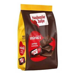 Cokolada crna mini 75% kakao NZ
