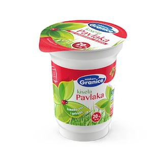 Kisela pavlaka 20%mm Granice casa 180g