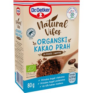 Kakao prah org.Natur.vib.Dr.Oetker 80g