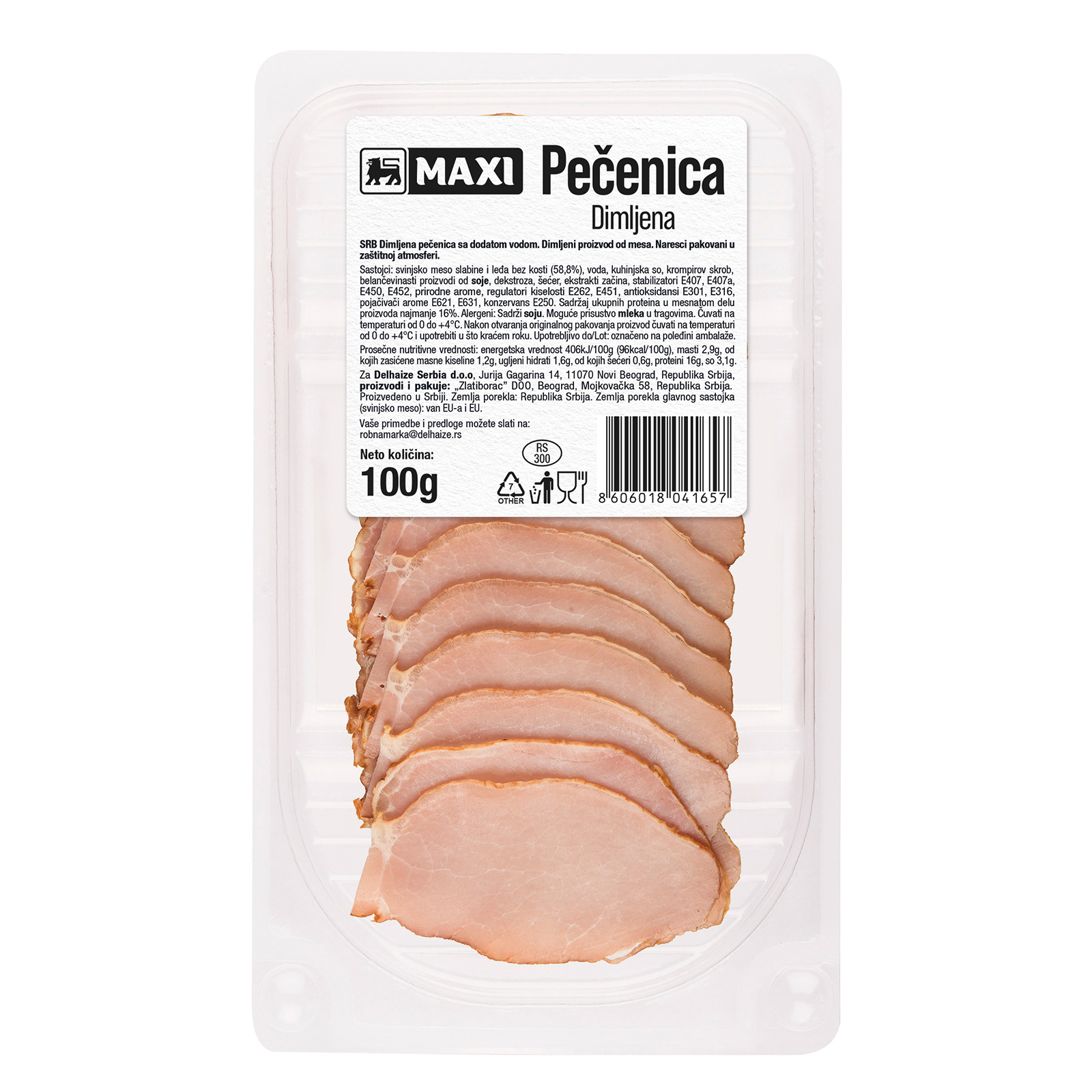Pecenica polutrajna zast.atm.Maxi 100g