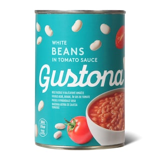 Pasulj u paradajz sosu Gustona 420g