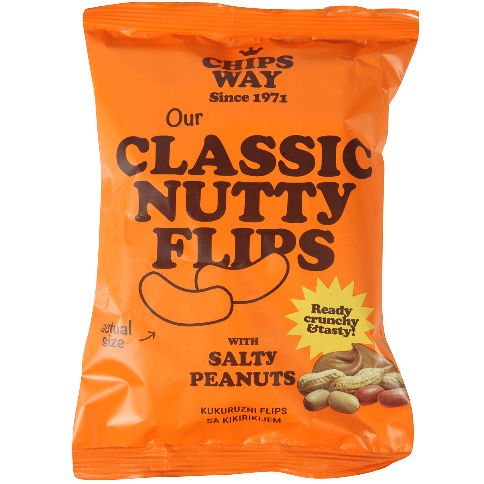 Flips sa kikirikijem Chips Way 40g