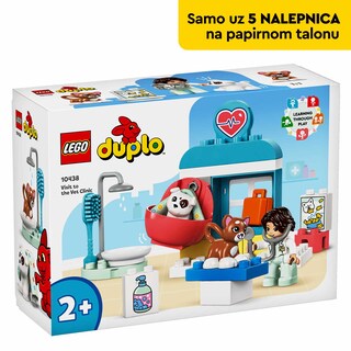 Lego duplo town poseta veterinar.klinici