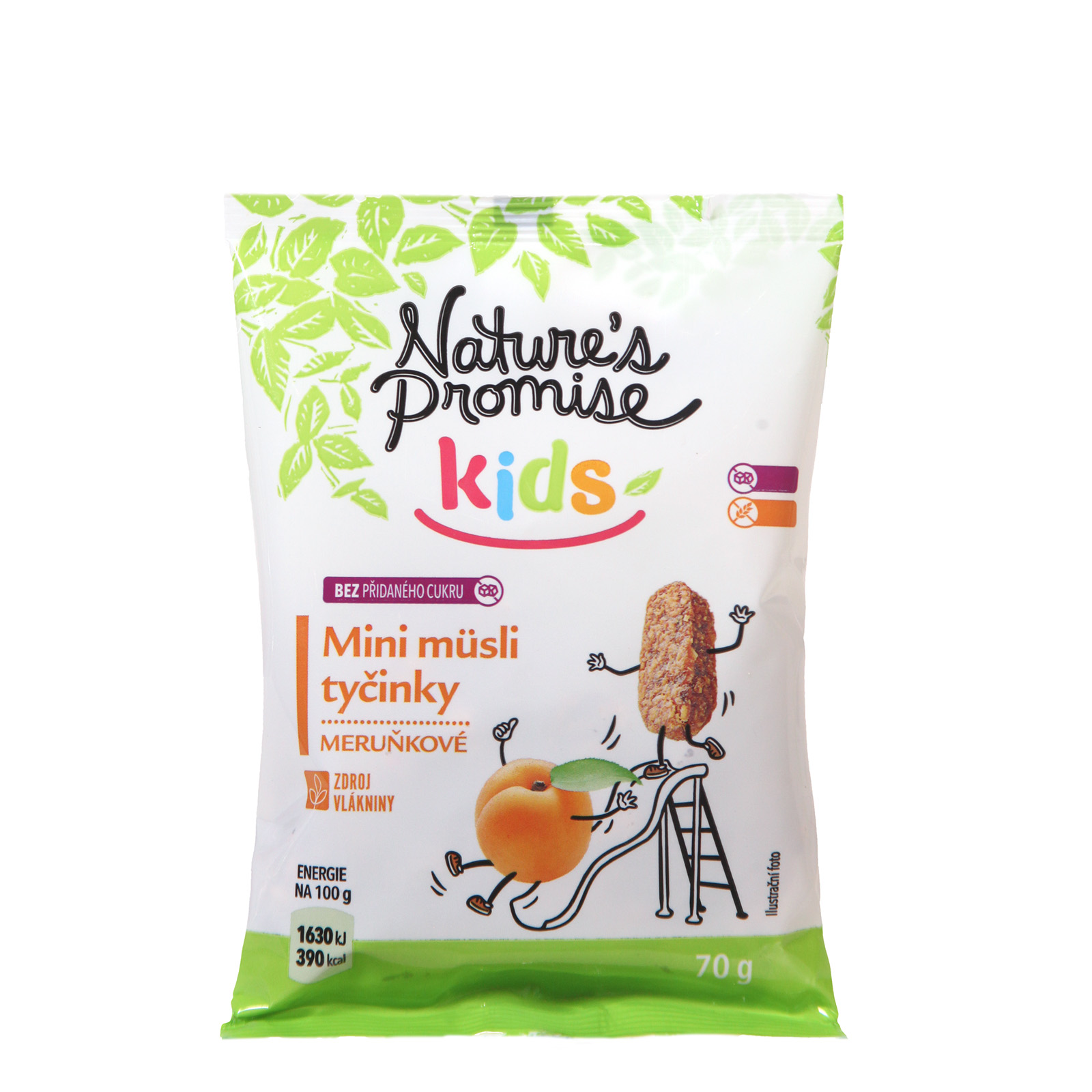 Mini musli bar kajsija NP Kids GF 70g