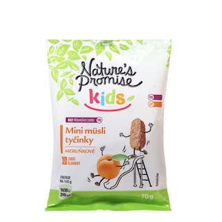 Mini musli bar kajsija GF NP Kids 70g