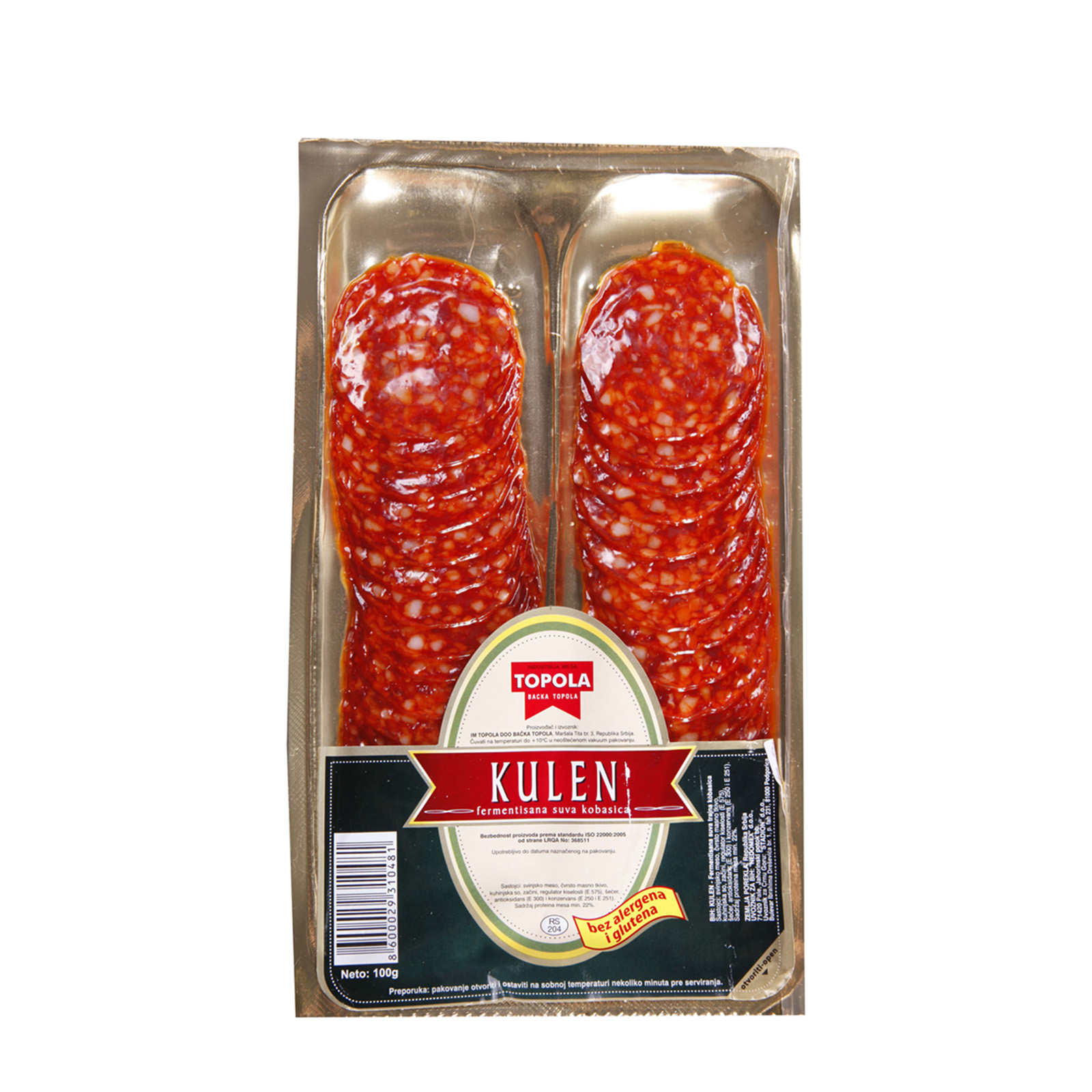 Kulen slajs VP Topola 100g