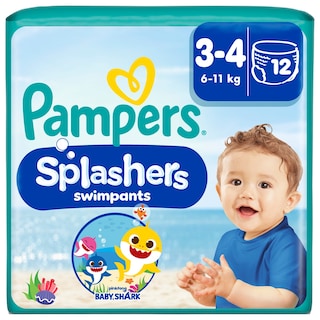 Pel.za kup.Pampers Splashers 3-4 12kom