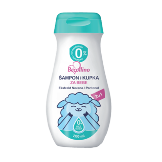 Samp.i kupka za bebe 2u1 Becollino 200ml
