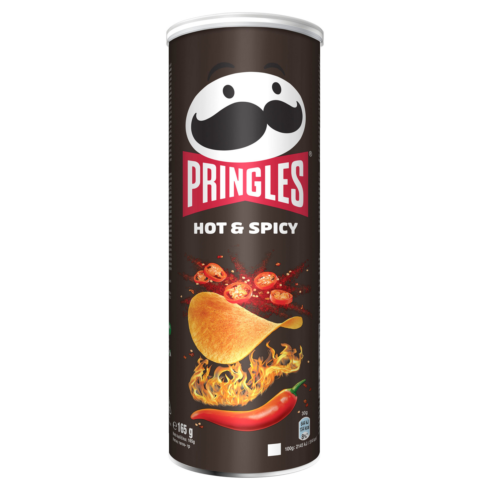 Cips Pringles Hot&Spicy Flavour 165 g