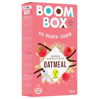 Ovsena kasa malina vanila Boom Box 300g