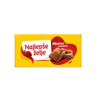 Cokolada mlecna Najlepse zelje Stark 90g