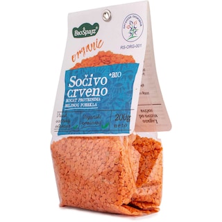 Socivo crveno 200g,BIO