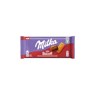 Cokolada mlecna biscoff Milka 90g