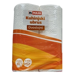 Kuhinjski ubrus dvoslojni Maxi 2/1