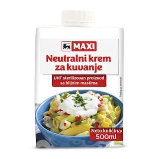 Krem za kuvanje neutralan Maxi 500ml