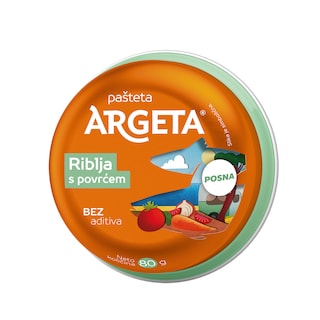 Pasteta riblja sa povrcem Argeta 80g