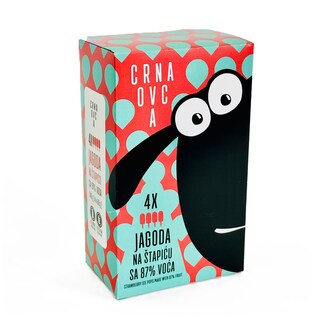 Vocni desert od jagode Crna ovca 4x60g