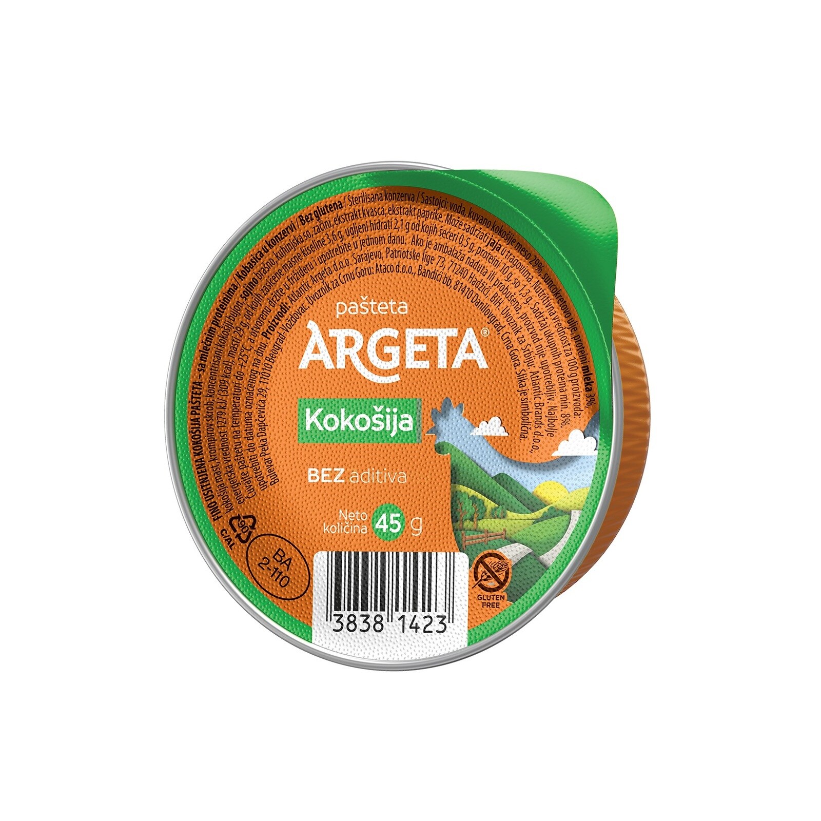 Argeta | Pasteta kokosija Argeta 45g | Maxi