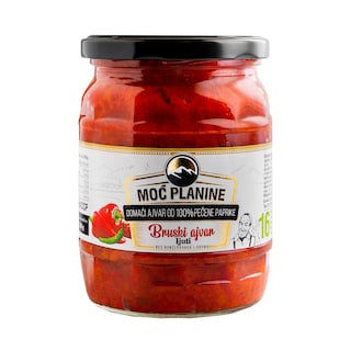 Ajvar domaci ljuti Moc planine 580g