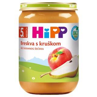 Kasica Hipp od breskve 190g