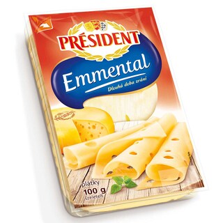 Sir Emmental slajs President 100g