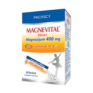 Granule Magnevital Direct, 20 kesica