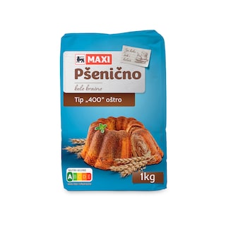 Psenicno brasno T400 ostro Maxi 1kg