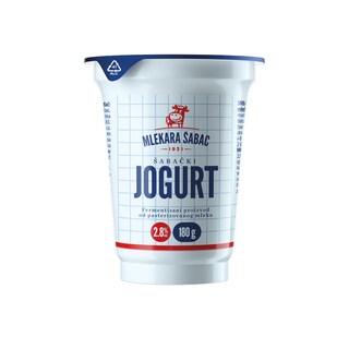 Sabacki jogurt 2.8%mm 180g
