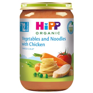 Kasica Hipp povrce,testo,piletina 220g